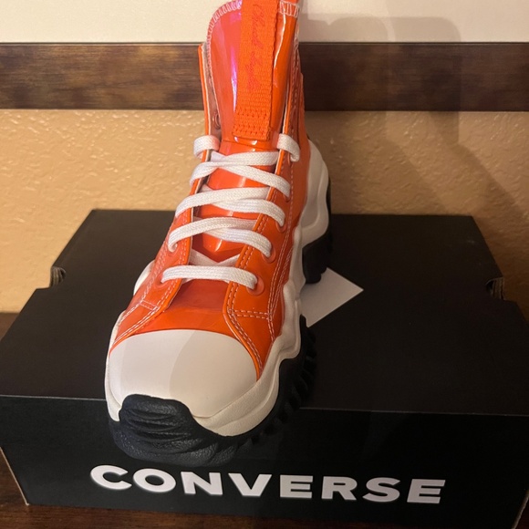 New Rare Converse Patent Leather Wedge - Picture 3 of 7